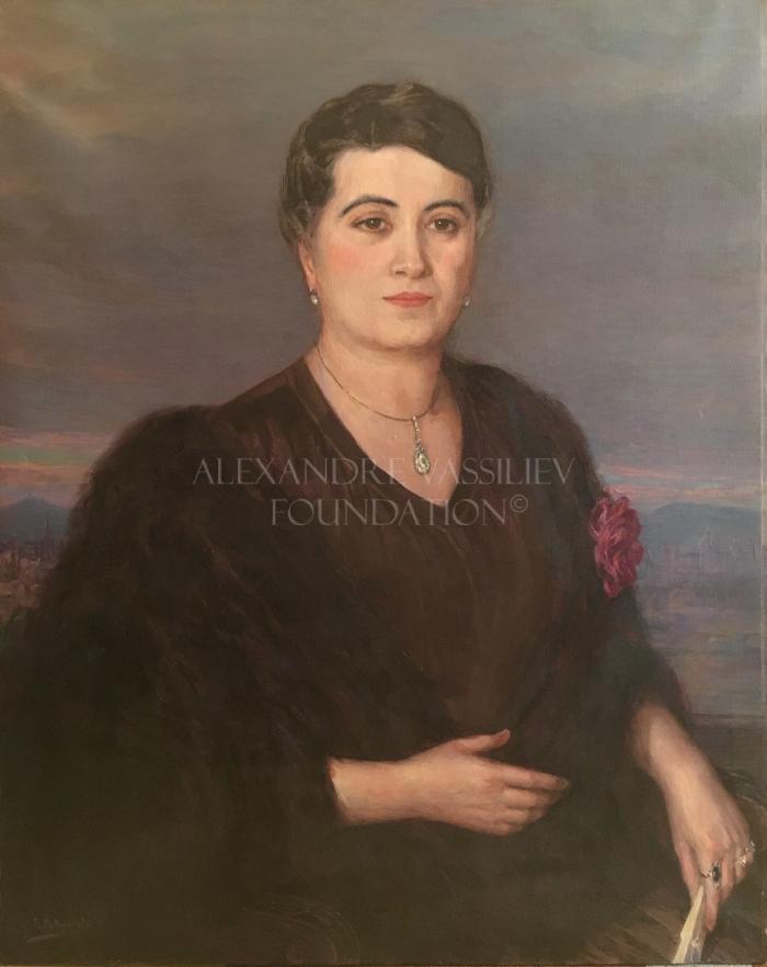 Portrait of a Spanish lady in Barcelona