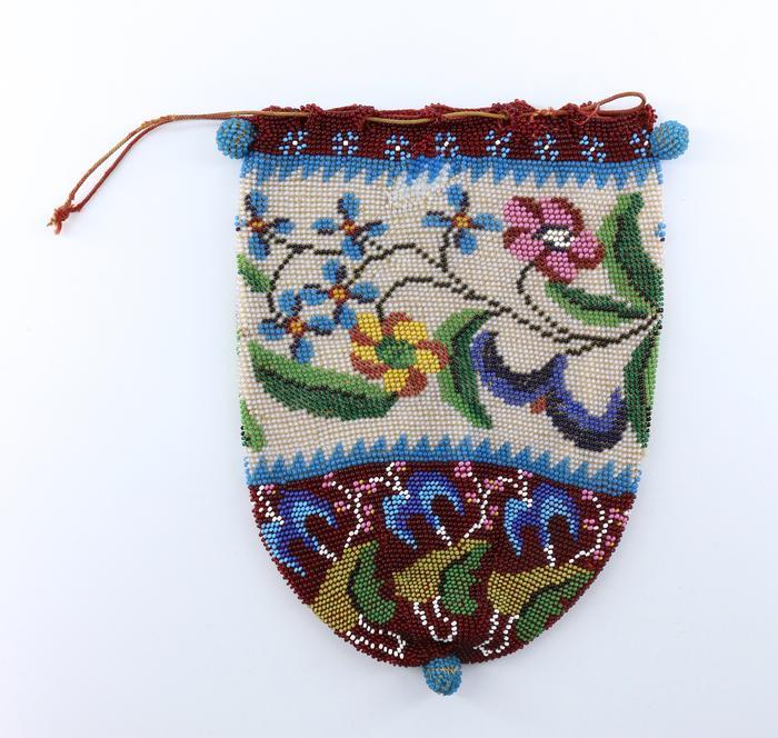Beaded pouch