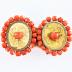 Coral belt buckle