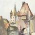 Landscape of a German town