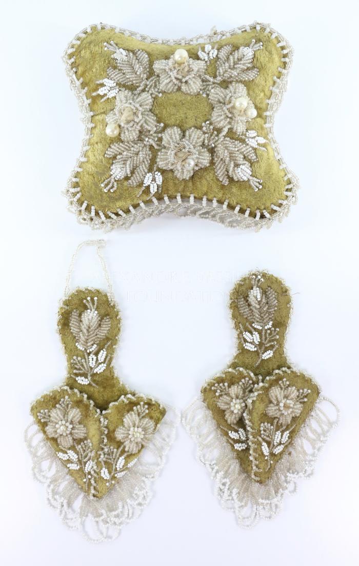 Beaded set for a Dressing Table
