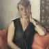 Portrait of a lady in an armchair