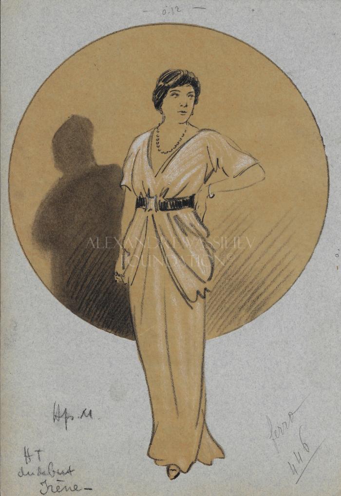 Illustration sketch "Irène"