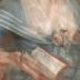 Portrait of a woman with a book