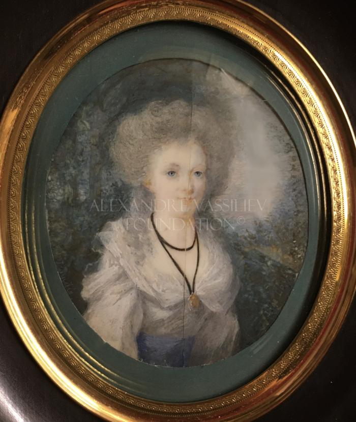 Portrait of a lady with a medallion