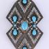 Egypt revival belt buckle
