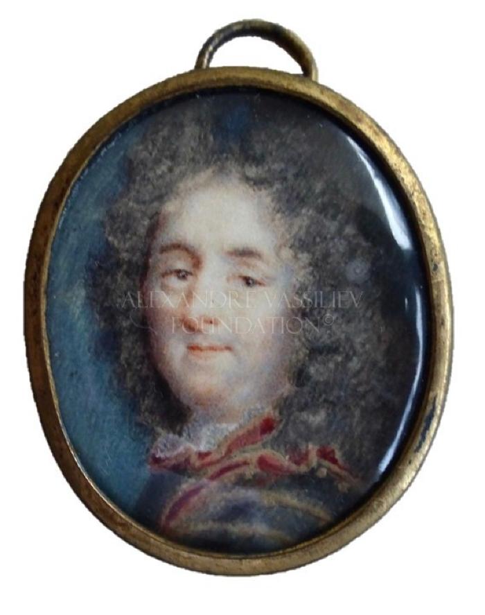 Miniature portrait of a noble