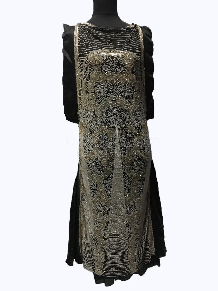 Beaded evening dress