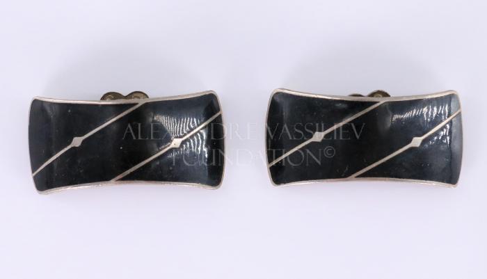 Pair of shoe buckles