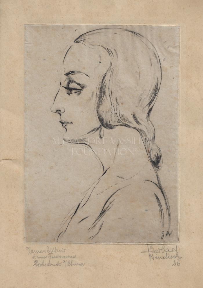Portrait of a Russian emigree