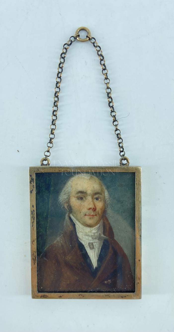Miniature portrait of a man