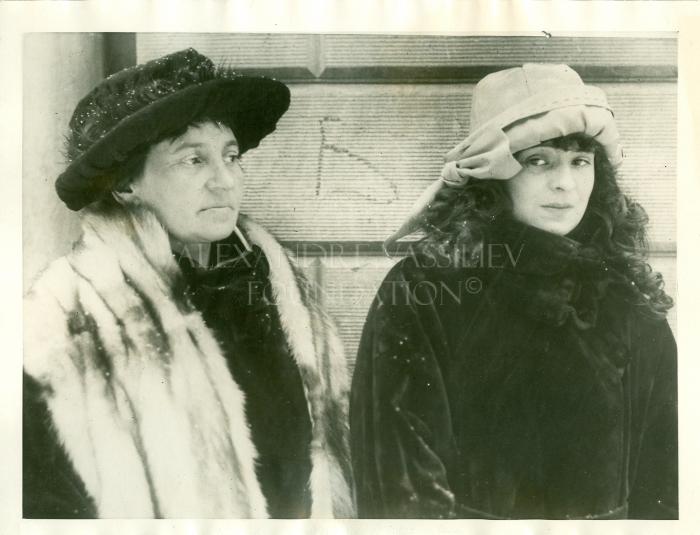 Portrait of Princess SAXANSKY with The Princess CHAGADAEFF-SAXANSKY