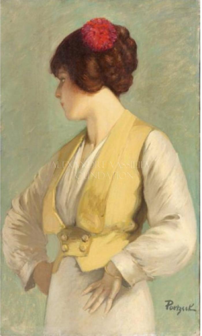 Portrait of a young woman