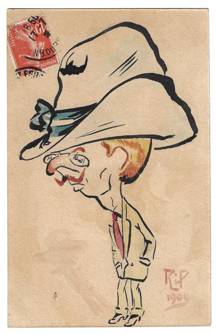 Caricature portrait of Estrogo