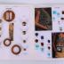 Buttons and beads sample display