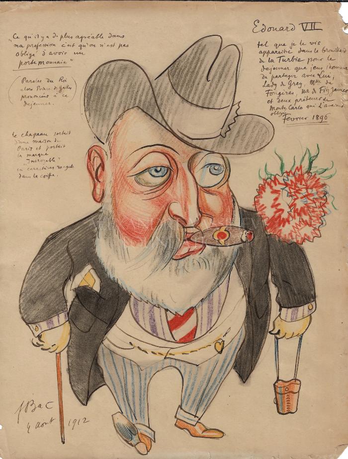 Caricature of Edward VII