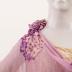 Garden party dress half-face