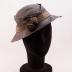Art Deco linen hat