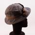 Art Deco linen hat