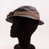 Art Deco linen hat