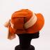 Felt Art Deco hat