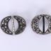 Pair of belt buckles