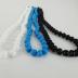 Three glass necklaces