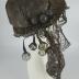 Cloche hat half-face