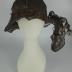 Cloche hat half-face