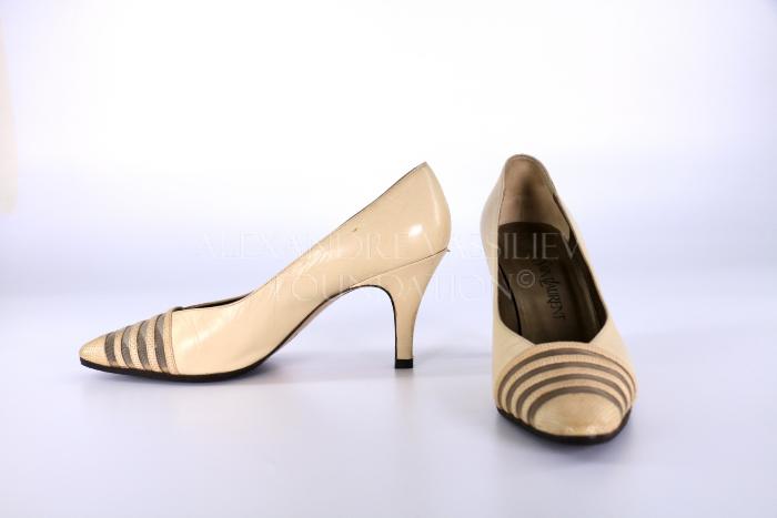 Pair of shoes of Princess de POLIGNAC