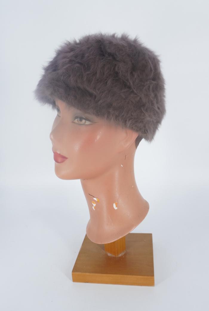 Haute Couture mohair knitted hat