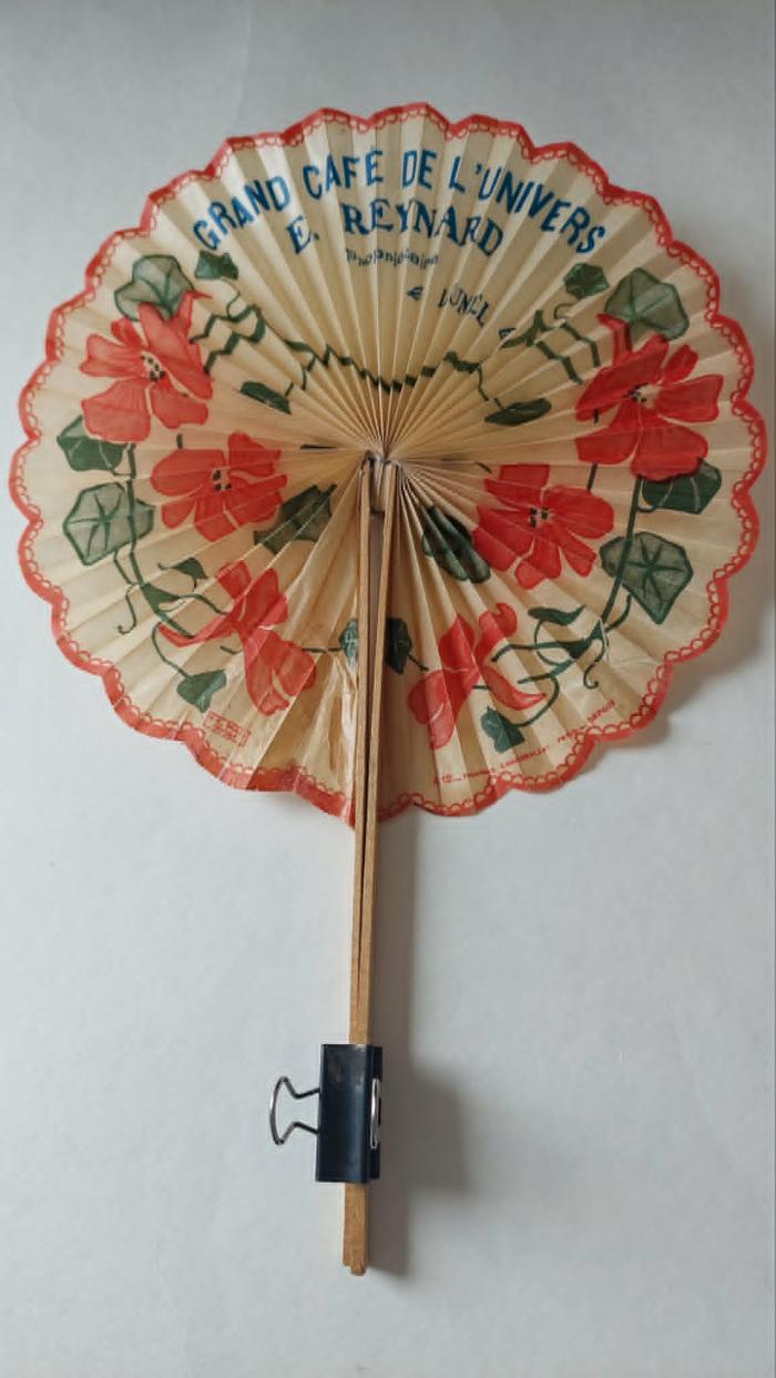 Advertising hand fan
