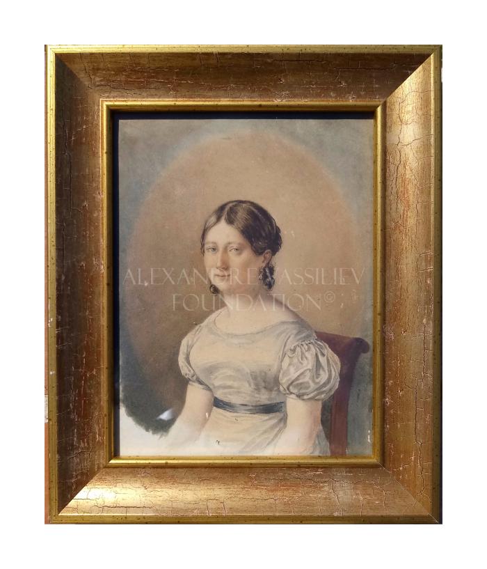 Portrait of a Woman in white