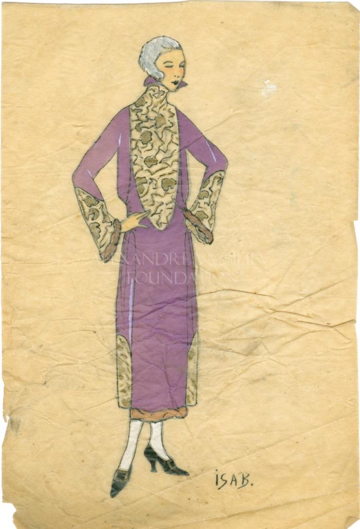 Fashion Engraving from "Très Parisien"