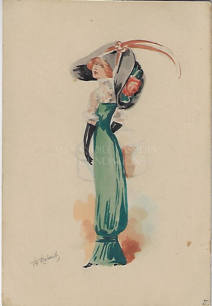 Hand-drawn Postcard