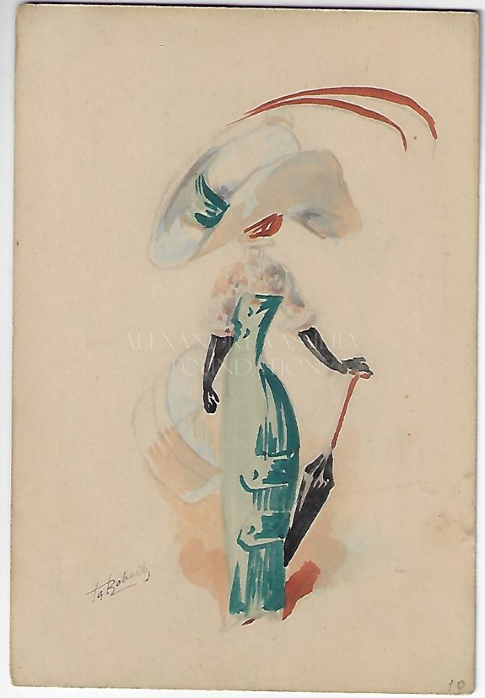 Hand-drawn Postcard