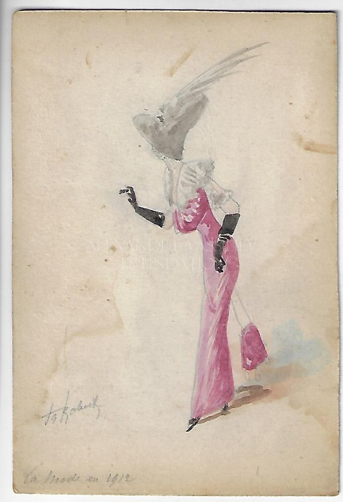 "La mode en 1912"