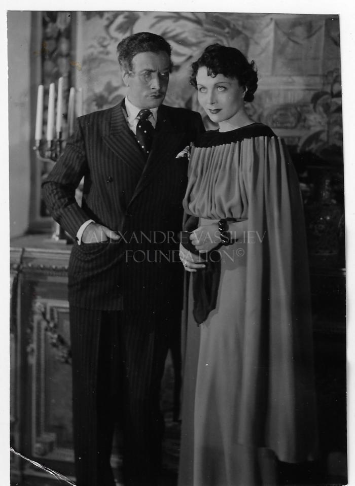 Photograph of Gösta EKMAN and Karin CARLSSON-KAVLI