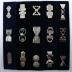 Set of belt buckles