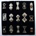 Set of belt buckles