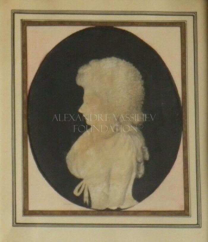 Physionotrace portrait of a woman